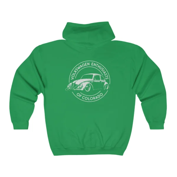 Full Zip Hooded Sweatshirt with VW key logo - Image 6