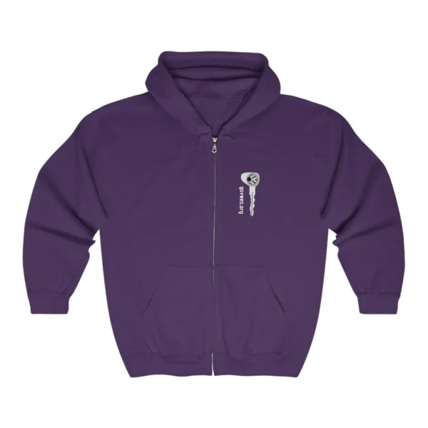 Full Zip Hooded Sweatshirt with VW key logo - Image 11